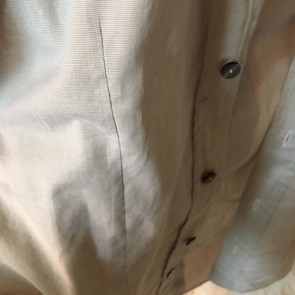 Dolce and Gabbana slim fit gray button down shirt. - Picture 3 of 9